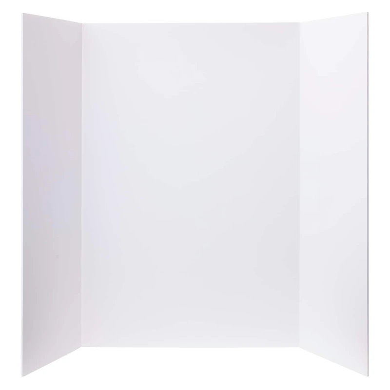 12 Pack: 36" x 48" Foam Tri-Fold Display Board