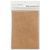 Kraft Folded Cards & Envelopes by Recollections™, 5" x 7"