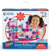 Learning Resources Gears! Gears! Gears! 100-Piece Deluxe Building Set
