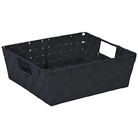 Simplify Black Large Storage Shelf Tote Set