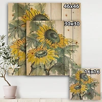 Designart - Tradionnal Sunflower I
