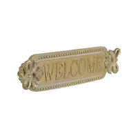 10" x 3" Gold Welcome Wall Décor by Ashland®
