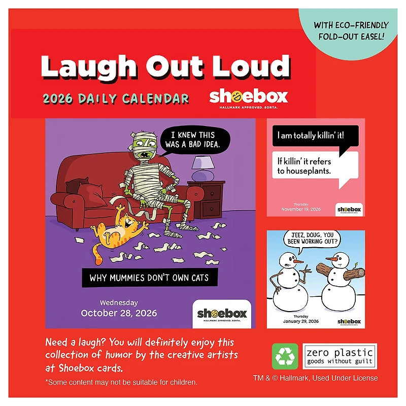 2026 Shoebox Daily Desktop Calendar