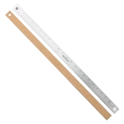 Westcott® C-Thru Flexible Stainless Steel Ruler