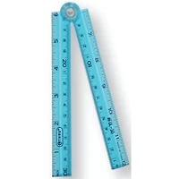 Westcott® C-Thru Folding Ruler, 12"