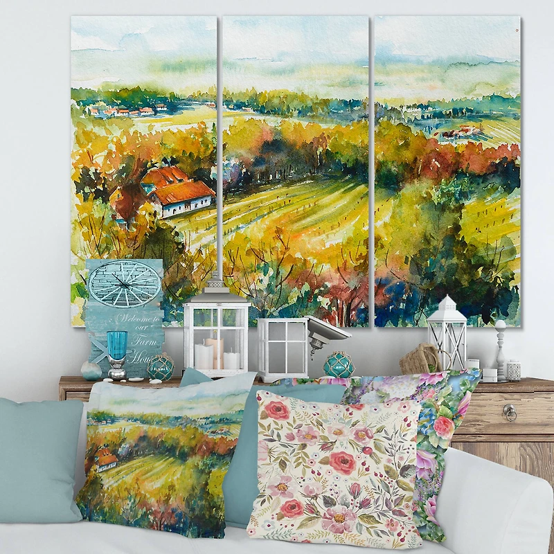 Designart - Rural Autumn Landscape