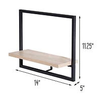 Honey Can Do Floating Wall Shelf