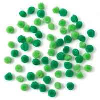 Green Pom Poms by Creatology