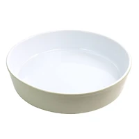 Martha Stewart 10.2" Beige Ceramic Pie Pan