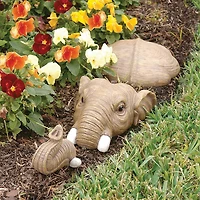 Design Toscano 28" In For a Swim Elephant Lawn Sculpture