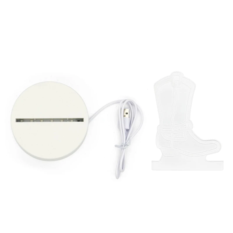 Assorted Western Icon Acrylic USB Light, 1pc. by Fab Finds