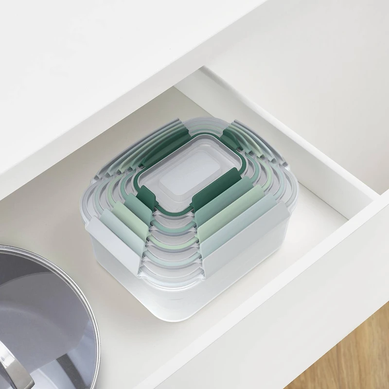 Joseph Joseph Nest Lock 10-piece Storage Container Set Sage