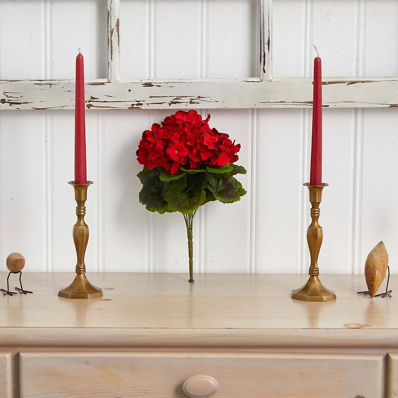 Red Geranium Bush, 4ct.