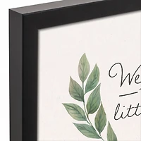 Welcome To Our Little Hive 11" x 14" Black Floating Framed Canvas