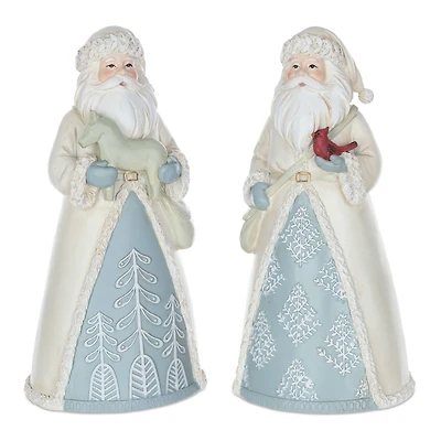 10.5" Winter Santa Figurine Set