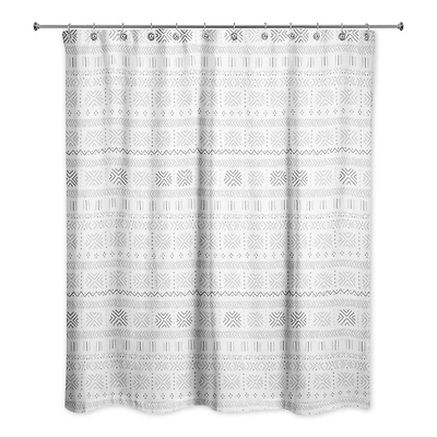 Mudcloth 71" x 74" Shower Curtain