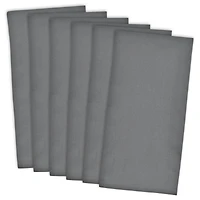 DII® Gray Flat Woven Dishtowels, 6ct.