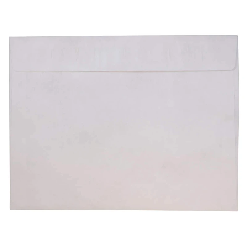 JAM Paper 10" x 13" White Tyvek Peel & Seal Closure Envelopes, 500ct.