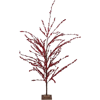 5ft. Unlit Red Berry Twig Artificial Christmas Tree