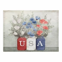 USA Mason Jars Cotton Twill Placemat