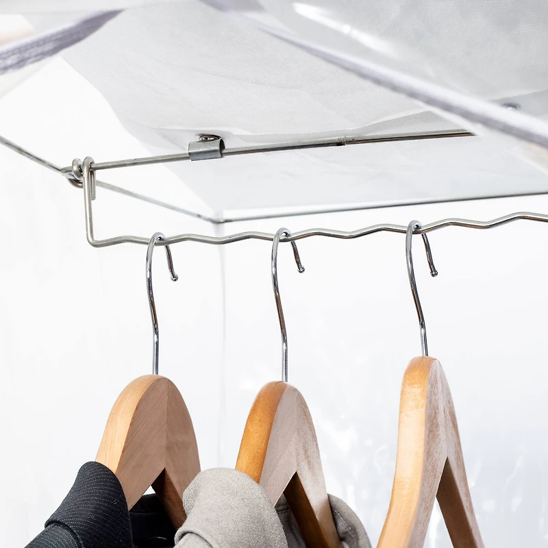 Honey Can Do White Short Garment Bag