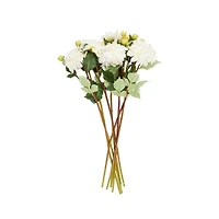 30" White Dahlia Artificial Flower Stem, 8ct.