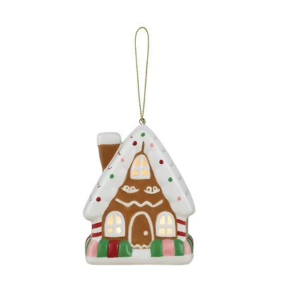 Mr. Christmas Nostalgic Ceramic Gingerbread House Ornament