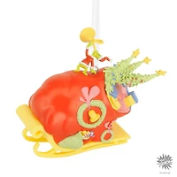Hallmark Dr. Seuss's How the Grinch Stole Christmas!™ 3.75" Grinch on Sleigh Ornament