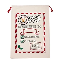 Personality Case™ 19" x 26" Rudolph Express Cotton Christmas Drawstring Bag
