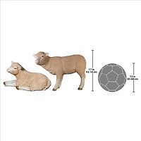 Design Toscano Merino Ewe Life-Size Lambs Statue Set