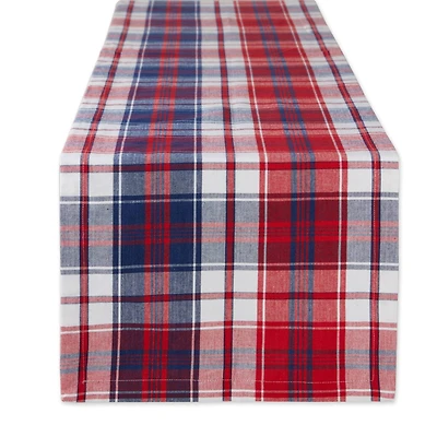 DII® 72" Americana Plaid Table Runner