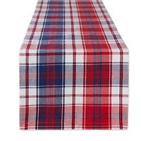 DII® 72" Americana Plaid Table Runner
