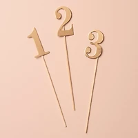 1-12 Gold Table Numbers by Celebrate It™