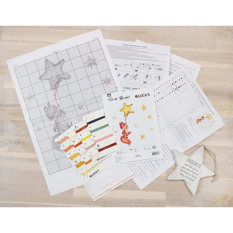 Luca-s Fox 2 Counted Cross Stitch Kit