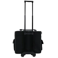 Everything Mary Black Quilted Sewing Machine Rolling Carrying Case