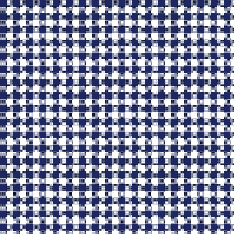 Navy & White Checkered Cotton Fabric Bundle by Loops & Threads™