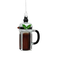 4.5" French Press Glass Ornament by Ashland®