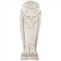 Design Toscano 32" Polar Owl Sentinel Art Deco Cubist Bird Statue