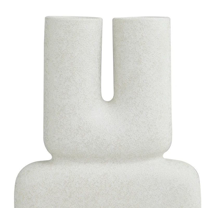 The Novogratz 15" Ceramic U-Shaped Abstract Vase