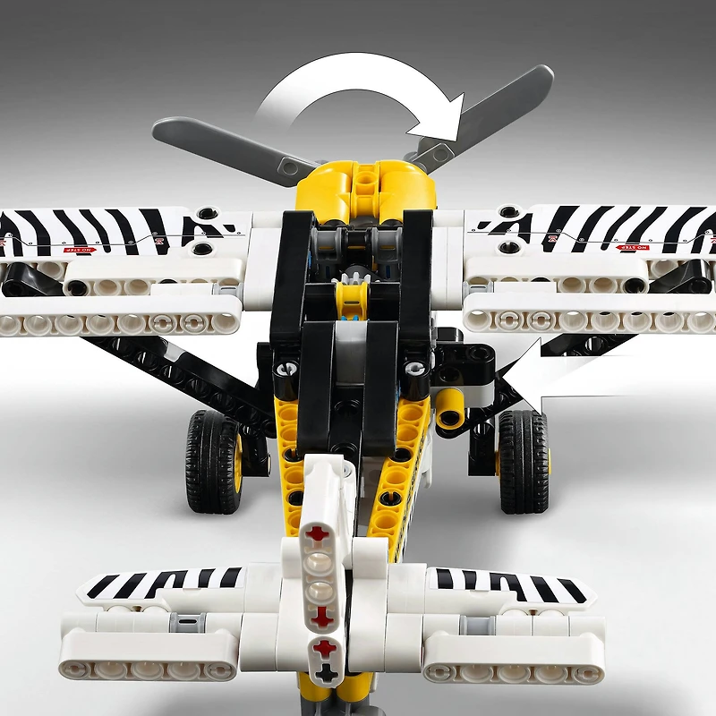 LEGO® Technic™ Bush Plane Aircraft Toy Vehicle Gift Set for Kids 42198
