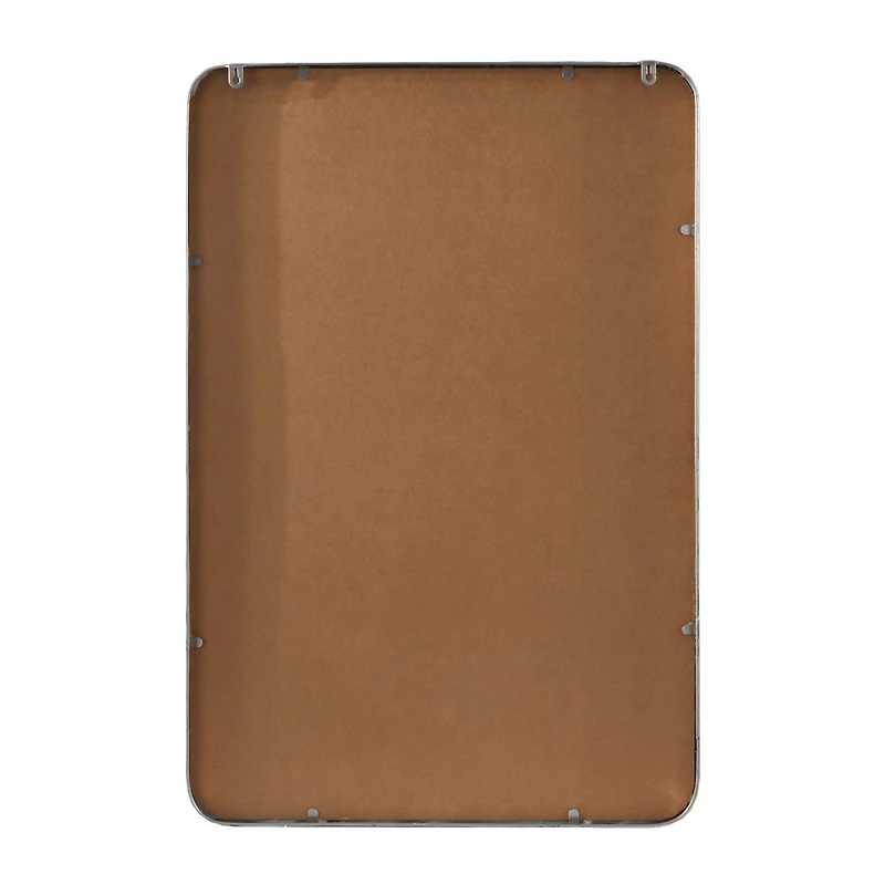 Gold Metal Wall Mirror with Beaded Detailing 24" x 2" x 36"