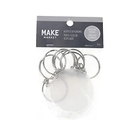 2" Translucent Acrylic Disc Keychains, 8ct. by Make Market®