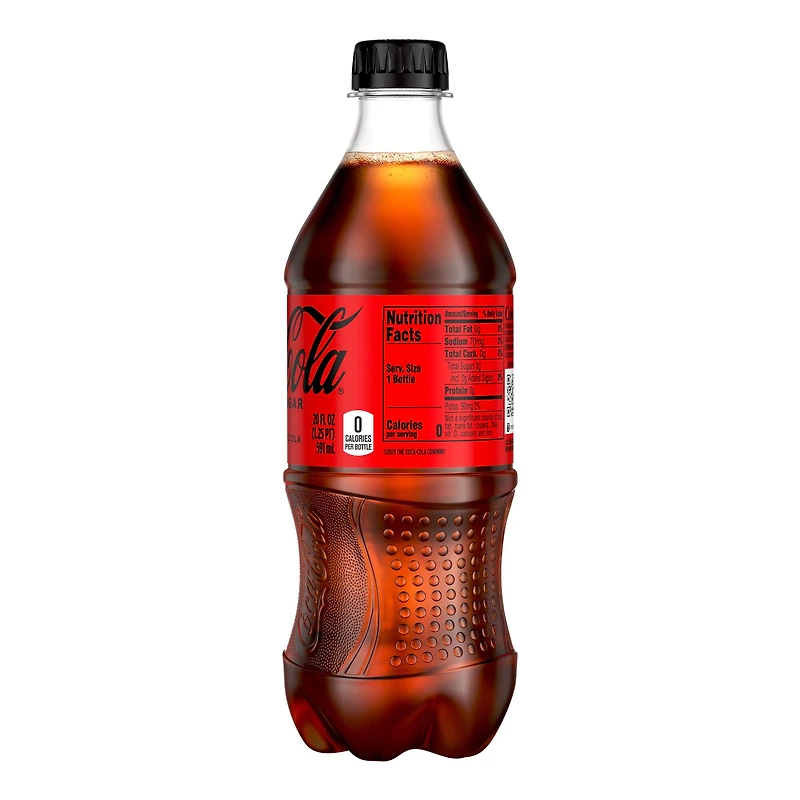 Coca Cola® Zero Sugar Soda, 20oz.