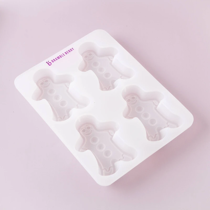 Bramble Berry 4 Cavity Gingerbread Mold