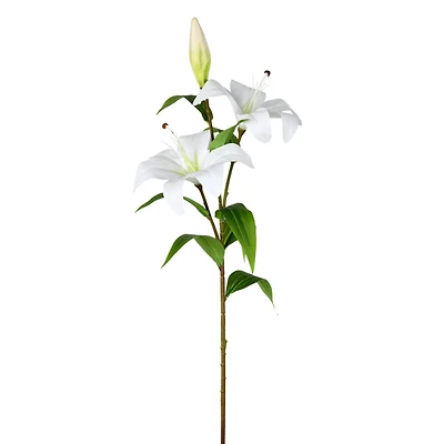 White Lily Spray