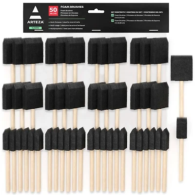 Arteza® 1" & 2"  Foam Brushes