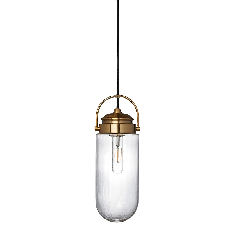 Hello Honey® Robert Stevenson Lighting Shiloh Metal & Glass Ceiling Light