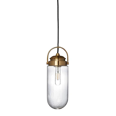 Hello Honey® Robert Stevenson Lighting Shiloh Metal & Glass Ceiling Light