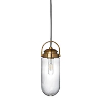 Hello Honey® Robert Stevenson Lighting Shiloh Metal & Glass Ceiling Light