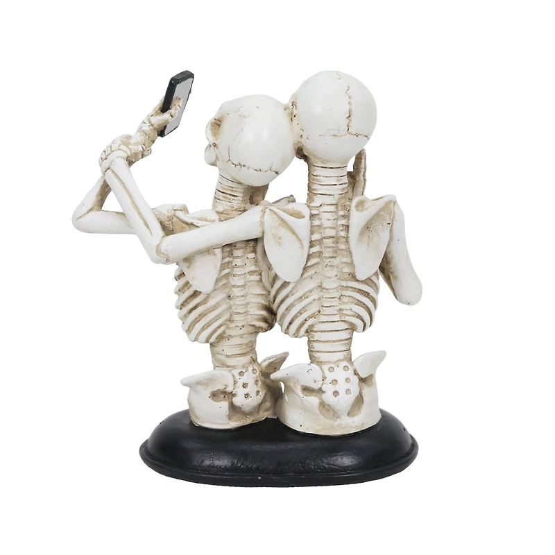 6.25" Skeleton Couple Selfie Tabletop Décor by Ashland®